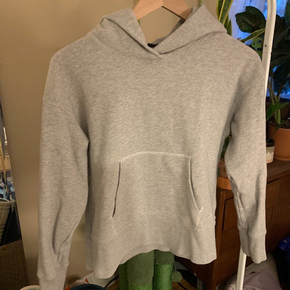 Shrunken French Terry J.Crew Hoodie sz. M